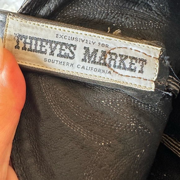 J. Chisholm VINTAGE Mens 8.5 D Black Western Cowboy Boots handcrafted in USA - Picture 7 of 10